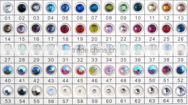 Champagne color bling nail art rhinestone