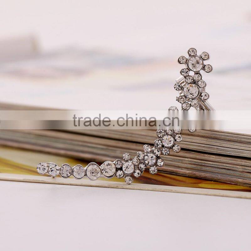 Punk flower jewelery ladies earring designs