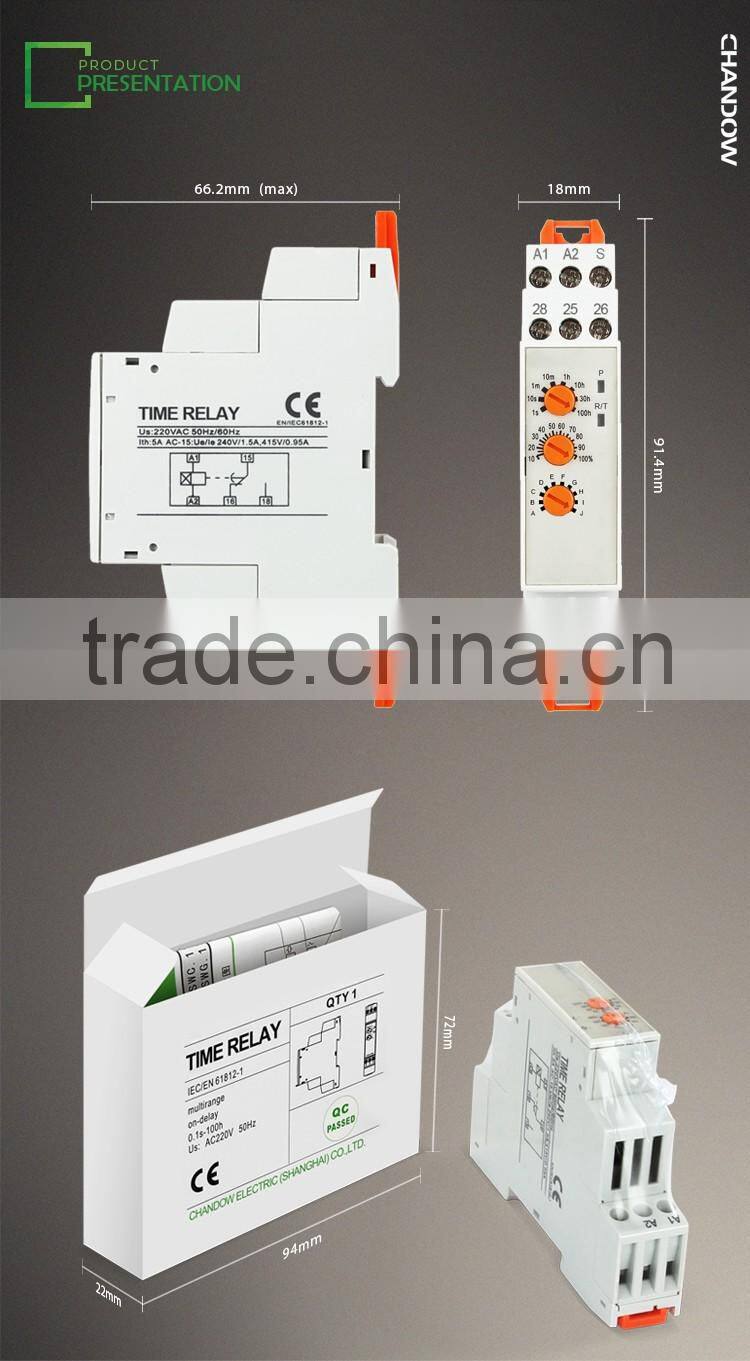 CHANDOW ZHRT1-M2T Time Relay China Gold Supplier Trade Assurance
