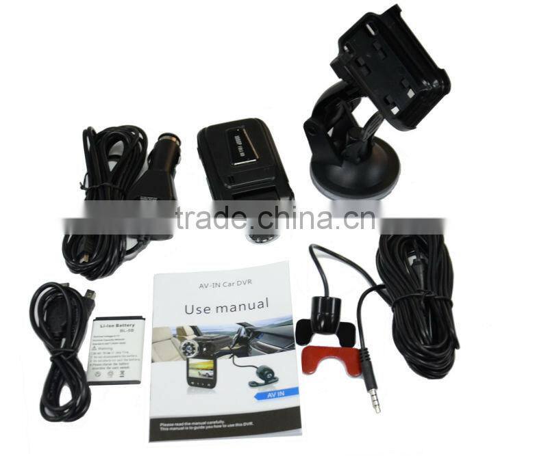 2.8 Inch Separated HD 720P Car DVR with rear camera RLDV-801