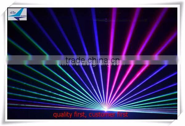 Disco dj rgb full color animation laser light dmx laser rgb 3w
