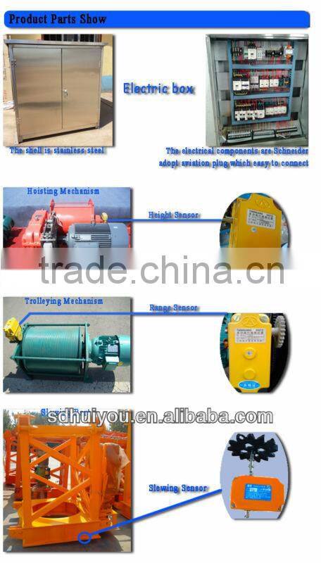 50m, with competitive price Hammer Head Tower Crane