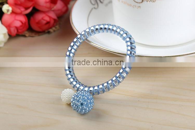 New style fine elastic hair band with ball