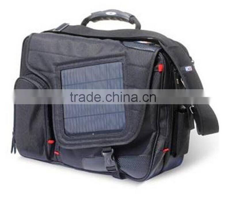 Men's outdoor used laptop bags solar powered bag(LAP16-006)