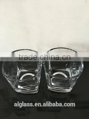 water drinking glass square glass cup