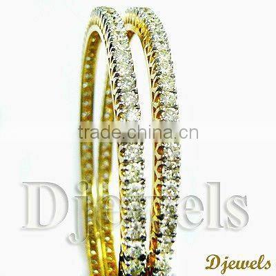 Diamond Jewellery, Diamond Bangles, Diamond Gold Bangles