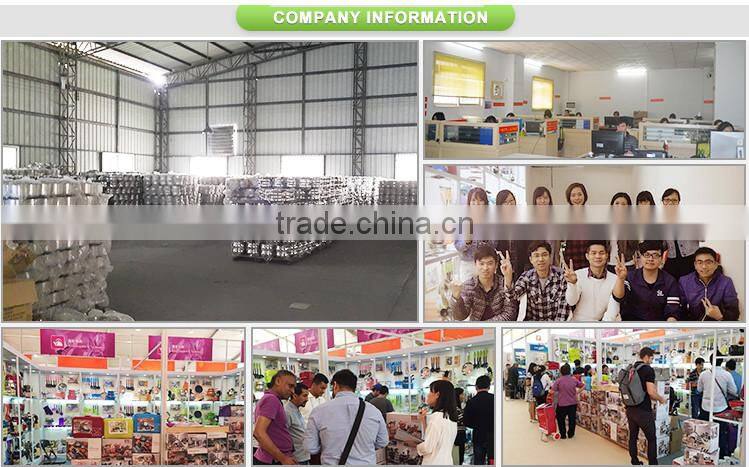 7pcs stainless steel cookware set with copper plating handle