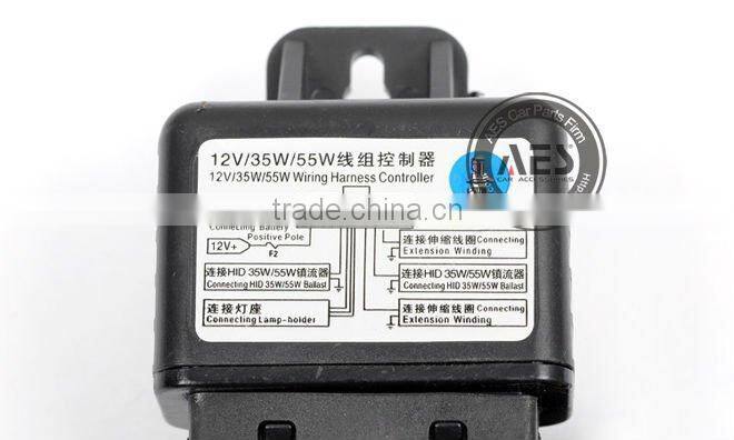 H4 wire harness for relay Hi/low beam car installed xenon lens