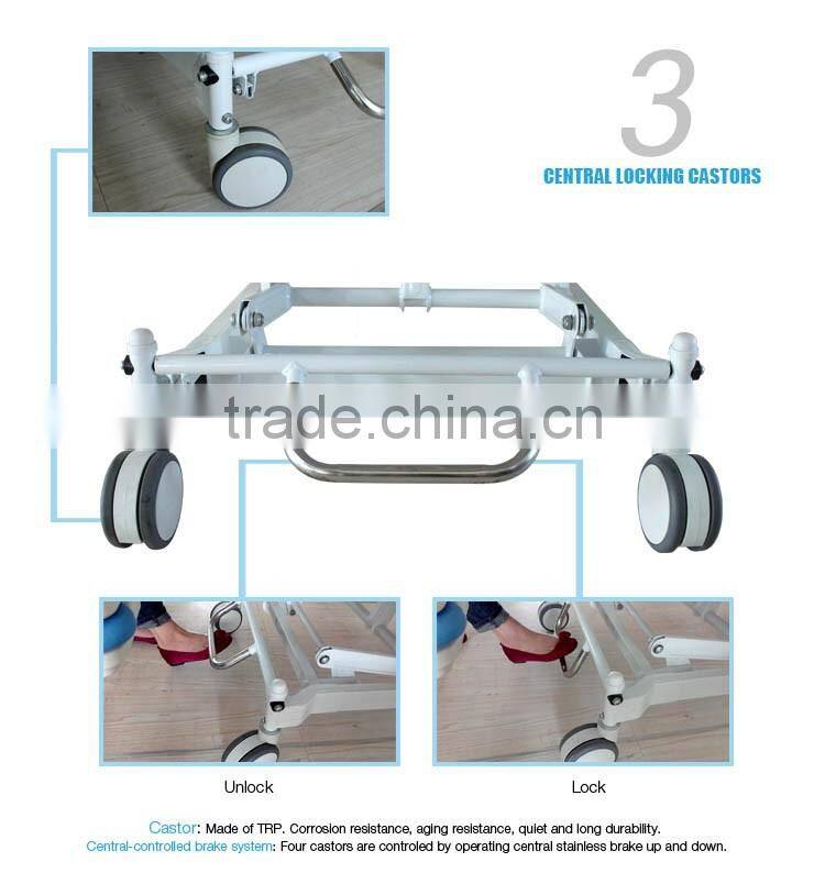three functional crank electrical hospital bed with ce iso