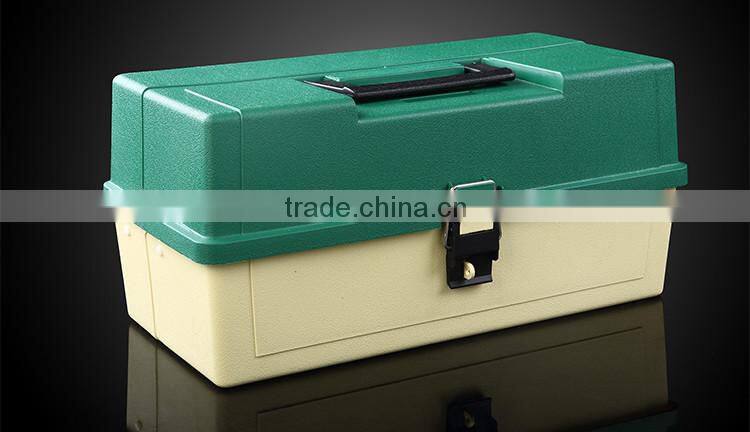 Eco-friendly multifunction portable plastic waterproof fishing tackle box