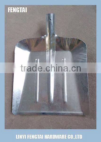 Romania Cheap Galvanized Square Steel Snow Shovel