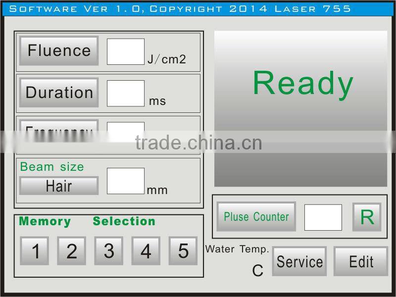 Beijing Quartuslaser 755nm hair removal alexandrite laser