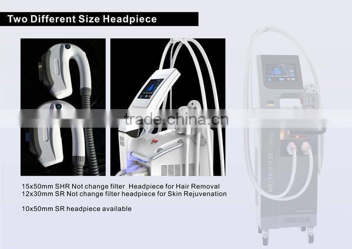 New Year Promotion Vertical IPL OPT SHR hair removal machine