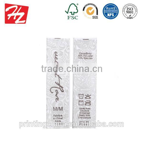 Best-selling garment hang tags with clothing