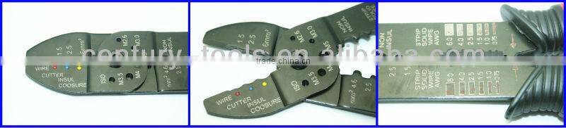 carbon alloy wire stripper plier perforating hand tools