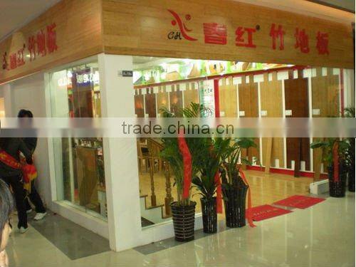 CE Click-lock System Waterproof Carbonized Natural Strand Woven Bamboo Moulding Flooring