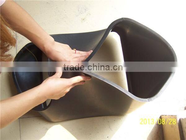 Duck nest for laying with modified raw plastic
