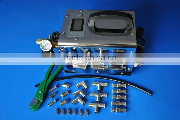 Cooling Mist Nozzle Connector High Pressure Stainless Steel Tee