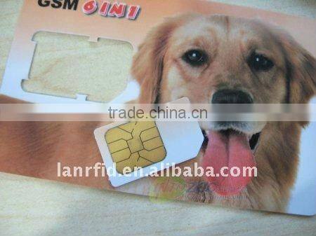 AT88SC102 contact frosted card