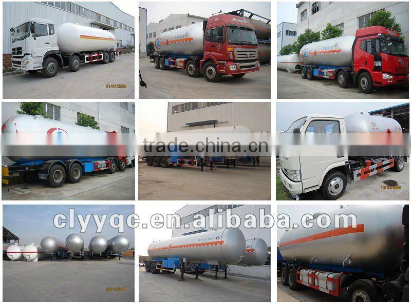 China 3axle tanker trailer 56m3 propane trailers NEW!