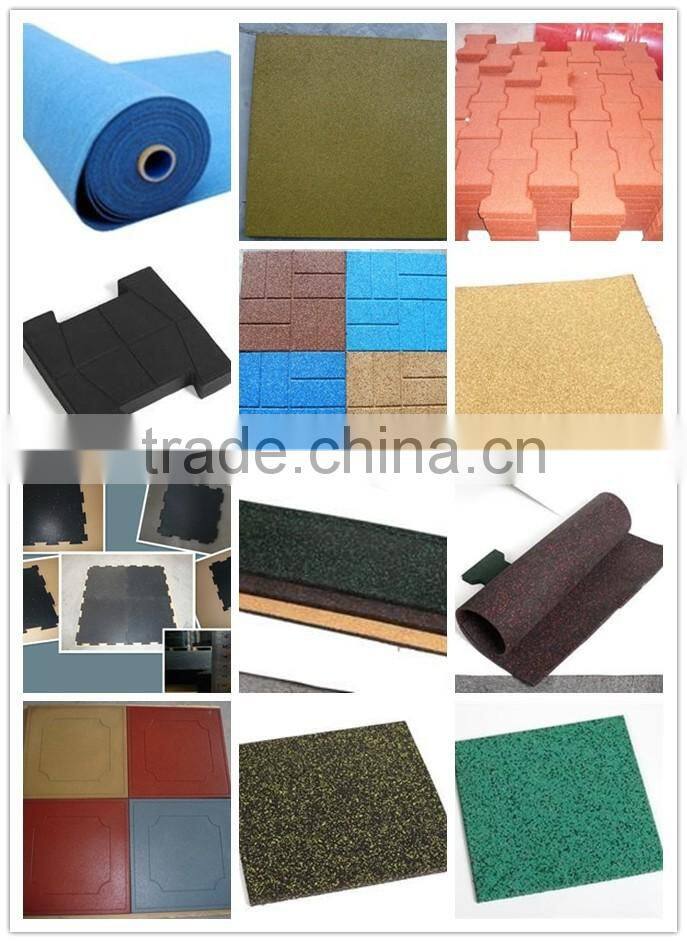 Sound Insulation Rubber Flooring for Fitness Room/Gym Rubber Flooring