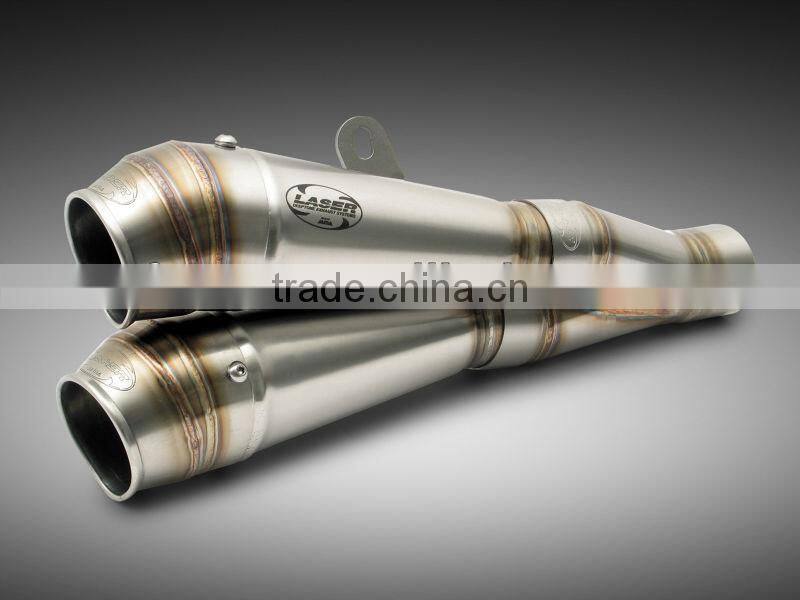 For SUZUKI GSX-R600 2009- SM Motorcycle Exhaust Pipe LASER "X-Treme" slip-on mufflerset "GP-style" D70