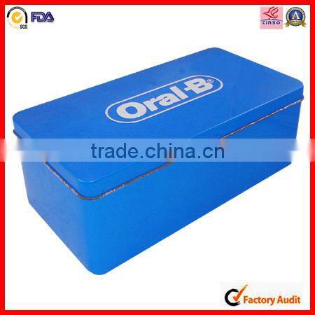 factory custom print rectangle wine tin box