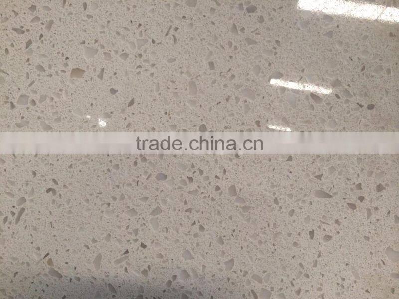 Cheap Fine-grain artificial Quartz Stone slabs for countertop