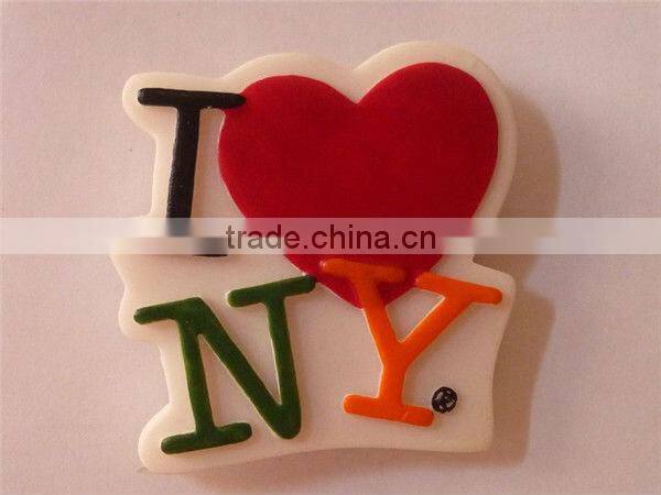 PVC promotional cities fridge magnet