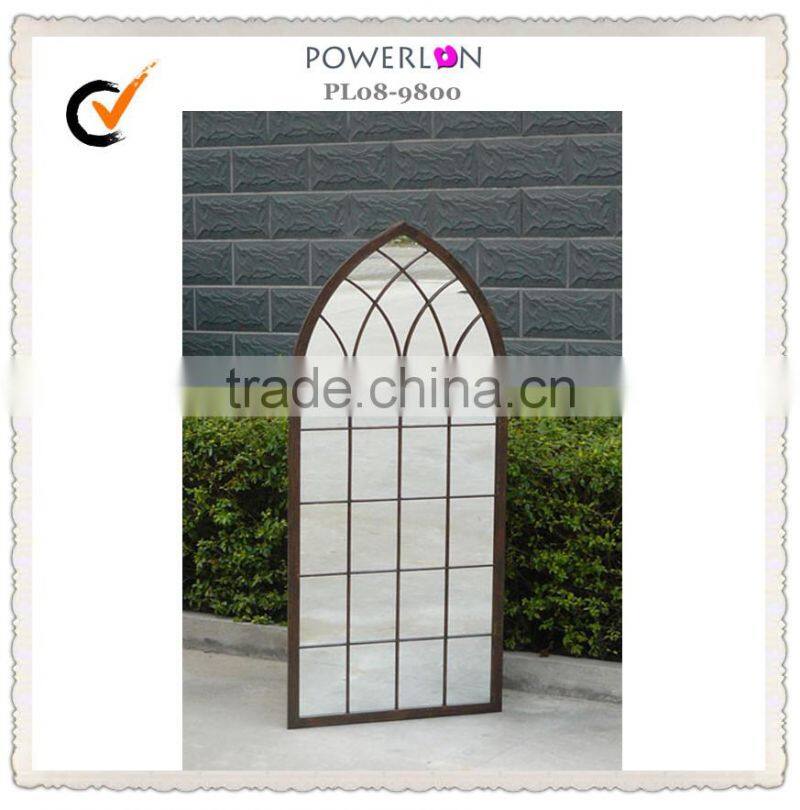 outdoor antique decorative wall mirror