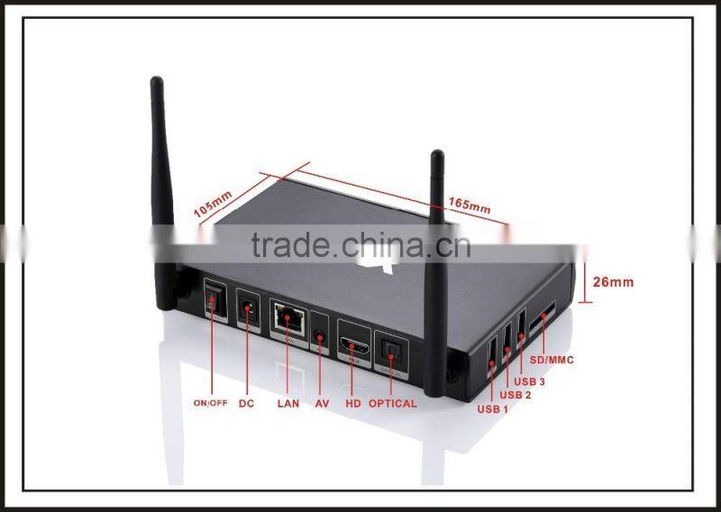 2016 Roofull Metal Housing Google Android5.1 TV Box X95 with Amlogic S905 Quad Core Smart TV Box