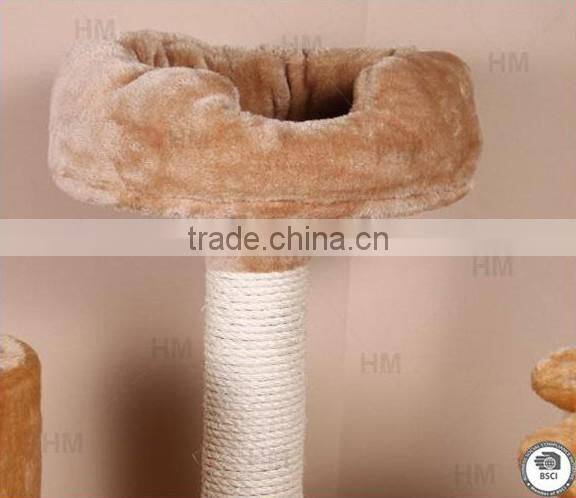 manufacture natural cat scratching&sisal tree