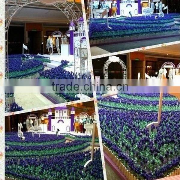 SJLJ013166 artificial plant / fake plastic bamboo / plastic garden fence for home garden decoration