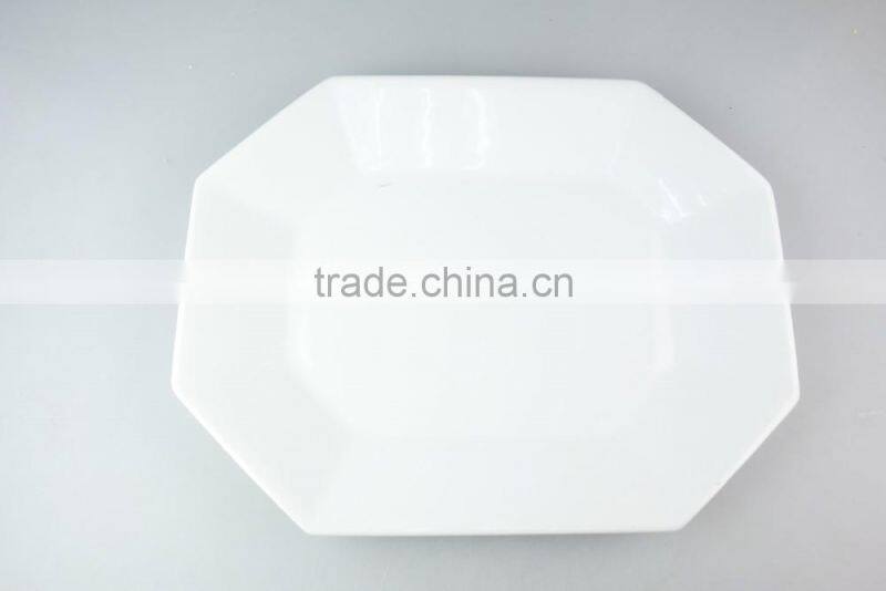 hotsale manufacturer white porcelain plate for wholesale in stock with cheap price
