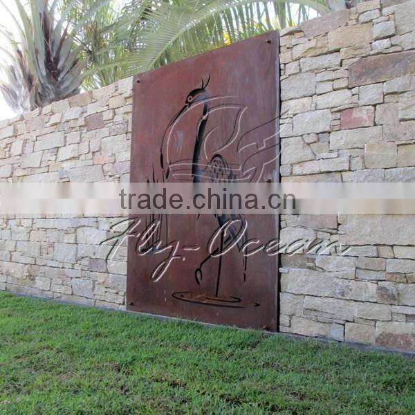 FO-9S05 Outdoor large corten steel love sculpture for sale