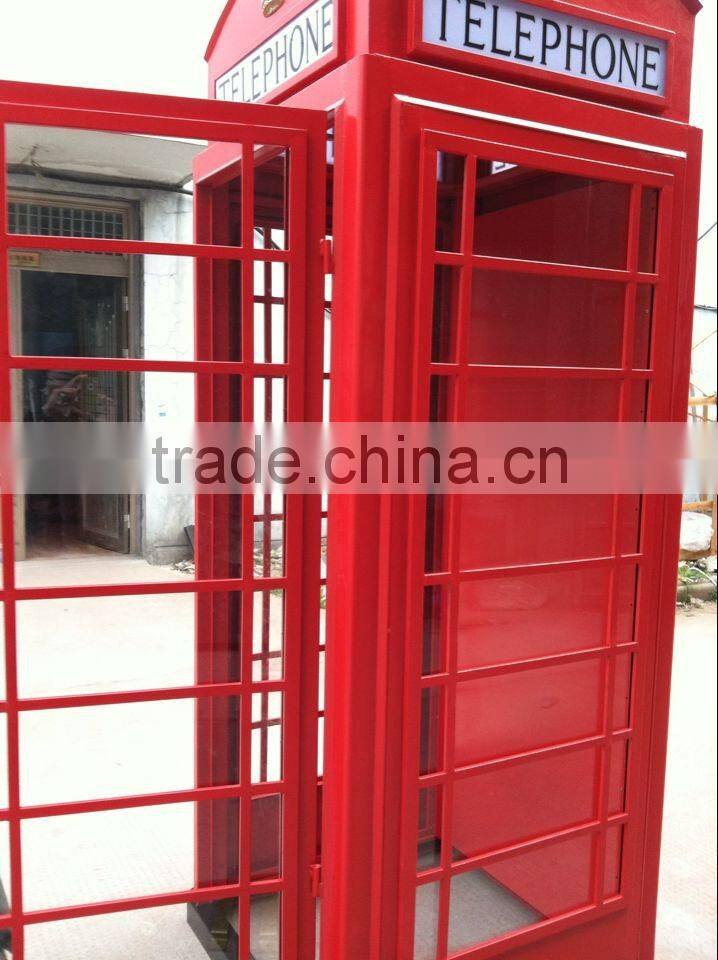 Europe style london telephone booth for sale / telephone booth decoration HS-B-13