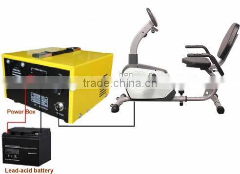 Exercise Bicycle Power Generator for Old People