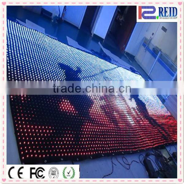 2017 How to make led display black and white curtains