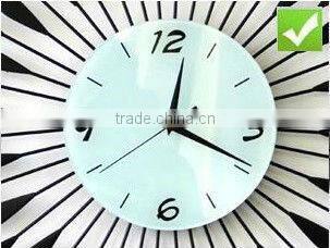 High quality hot selling home decorative metal acrylic wall clock
