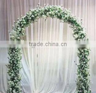 Artificial wisteria flower Arch with iron frame for wedding party decoration
