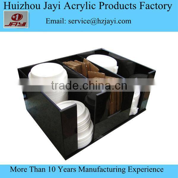 Wholesale acrylic salt and pepper set with napkin holder