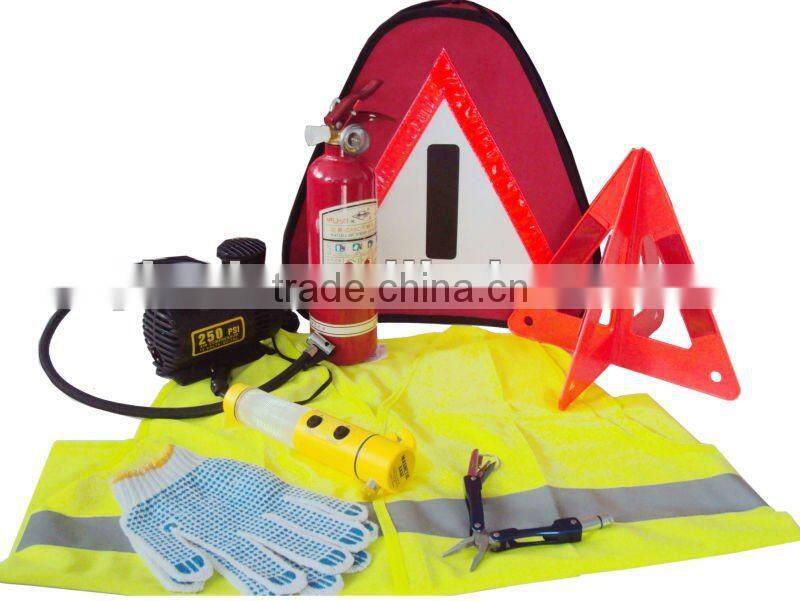 YYS12038 Auto safety tool kit with pink carry bag