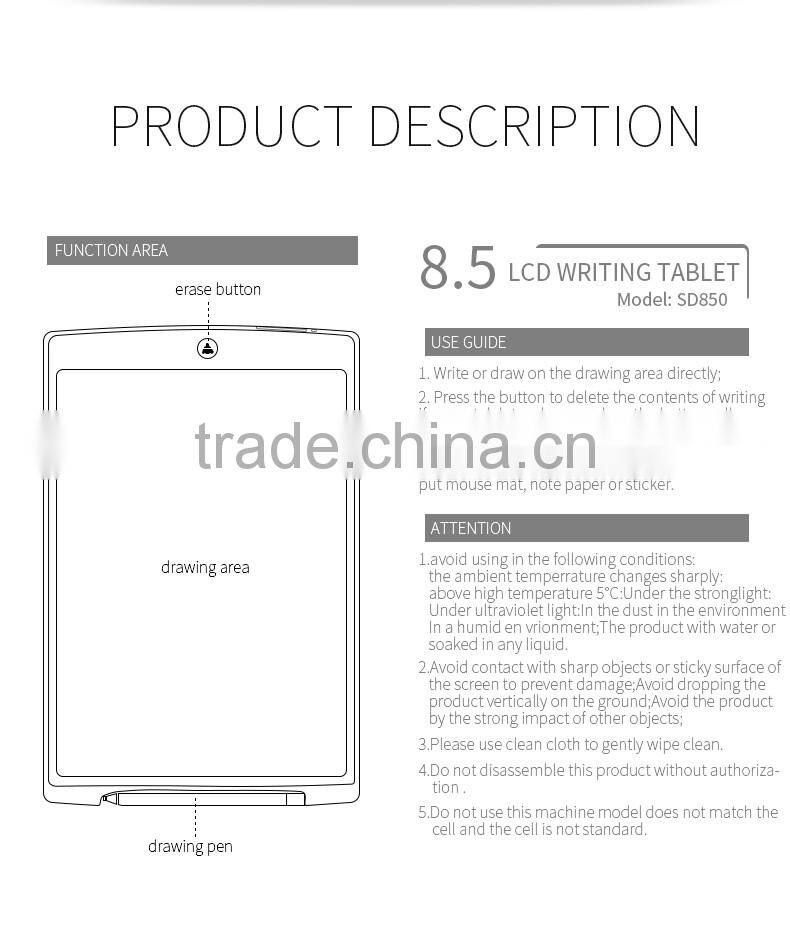 LCD writing tablet, good product for kid and office worker.