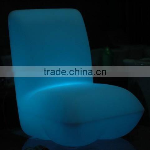 Hot sale! shenzhen LED modern Plastic glowing furniture Chair/sofa set /lighting bar sofa /coffee sofa