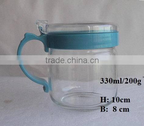 3pcs glass salt pepper spic jars sets