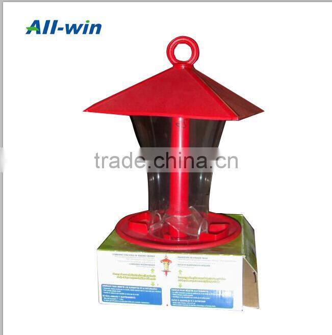 New 2017 colourful Garden Plastic Bird feeder PP PS Bird feeder