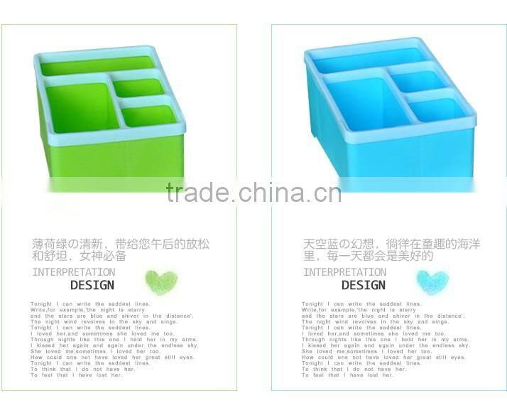 Home Storage Plastic Cosmetic Organizer Display Case Box Office Supplies Box