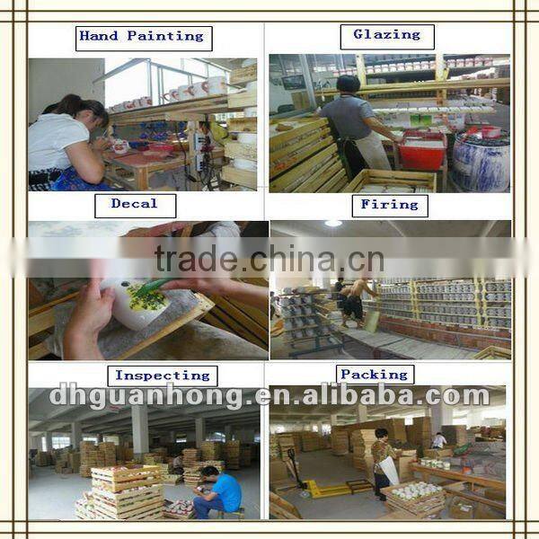 Ceramic cup with tea pot for dinnerware