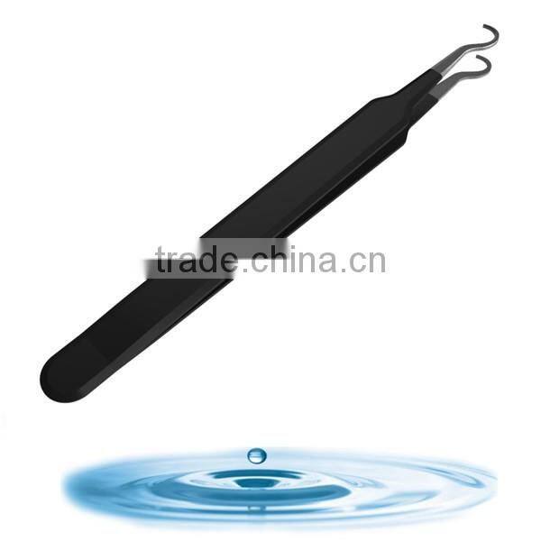 Premium Stainless Steel Bend Curved Blemish Extracto blackhead tweezer
