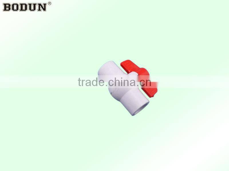 Round pvc plastic ball valve/shower faucet